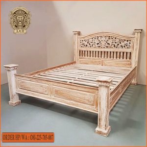 tempat tidur kayu jati jepara