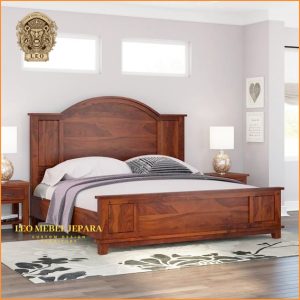 tempat tidur kayu minimalis sederhana