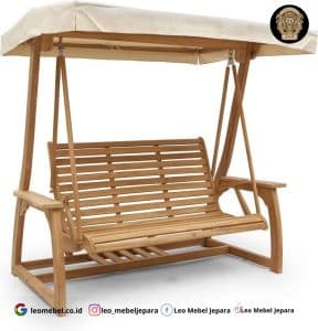 Ayunan Minimalis Kayu Jati