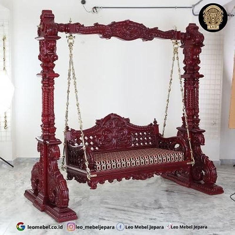Ayunan Kayu Ukiran dari Leo Mebel Jepara