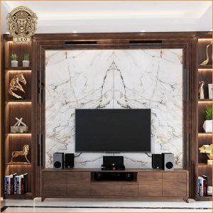 Backdrop Tv Minimalis Mewah