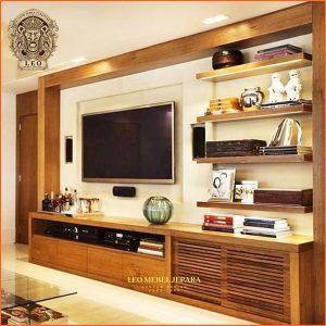 Backdrop Tv Minimalis Ruang Keluarga