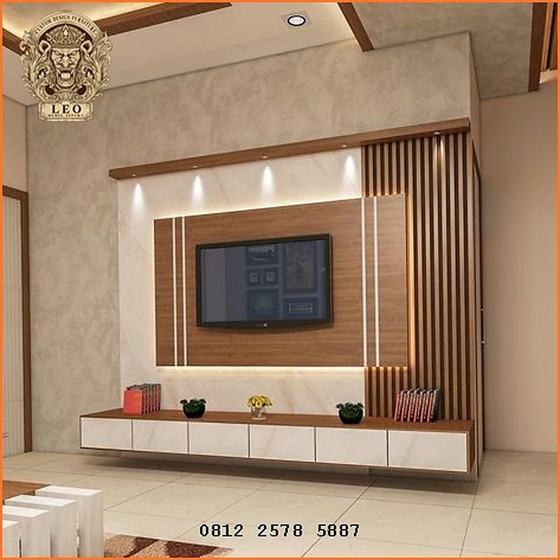 Backdrop Tv Ruang Keluarga Minimalis