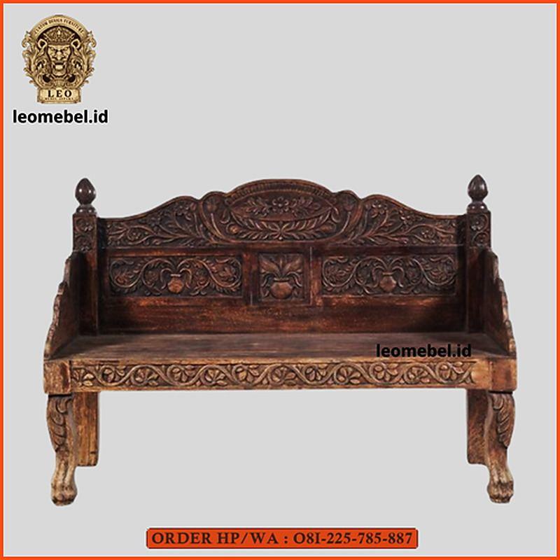 Bangku Jati Ukir Leo Mebel Jepara — Leo Mebel Jepara Bangku Jati Ukir Leo Mebel Jepara dari Leo Mebel Jepara