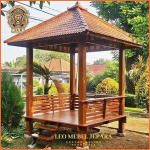 Gazebo Kayu Minimalis