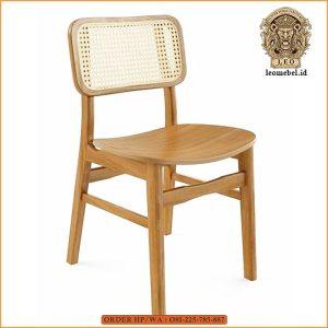 Kursi cafe kayu minimalis leo mebel jepara