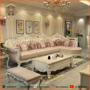 Kursi Sofa Sudut Ruang Tamu Mewah