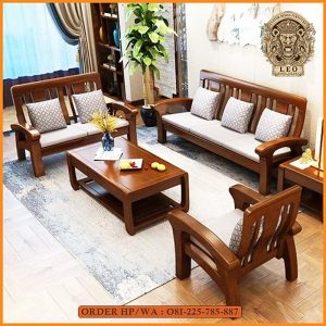 Kursi Tamu Kayu Jati Leo Mebel Jepara