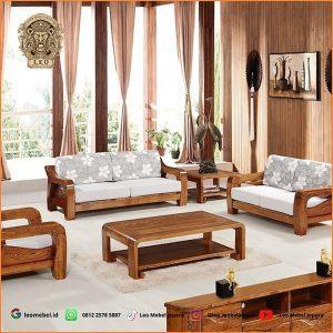 Kursi Tamu Sofa Minimalis Kayu Jati