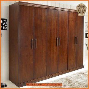 Lemari Pakaian 6 Pintu Minimalis