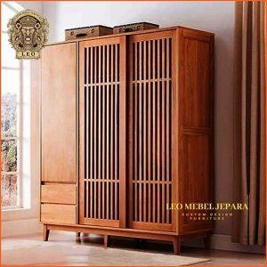 Lemari Pakaian Minimalis Custom 3 Pintu