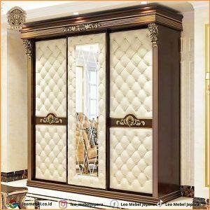 Lemari Pakaian Minimalis Custom 3 Pintu Sliding