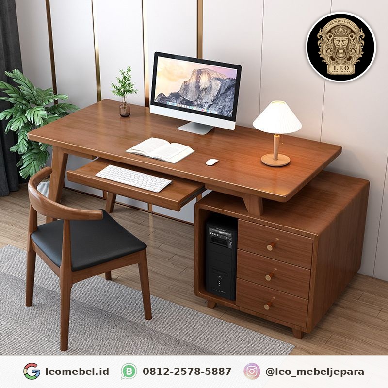 Meja Kerja Komputer 3 Laci