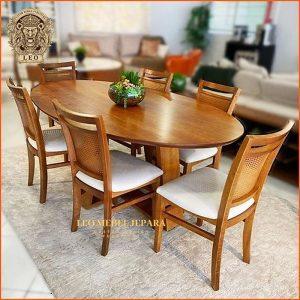 Meja Makan Kayu Jati