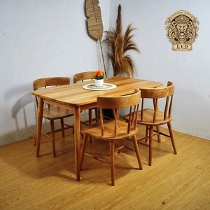 Meja Makan Minimalis Modern 4 Kursi