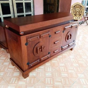 Meja Tv Minimalis Jati