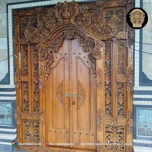 Pintu Gebyok Bali Kayu Jati