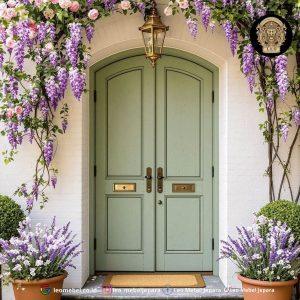 Pintu Rumah Kupu Tarung Minimalis