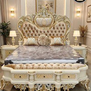 Set Kamar Tidur Mewah Klasik Ukir