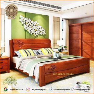 Tempat Tidur Kayu Bongkar Pasang Di Lokasi