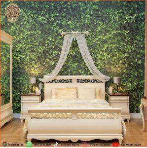 Tempat Tidur Kayu Cat Duco