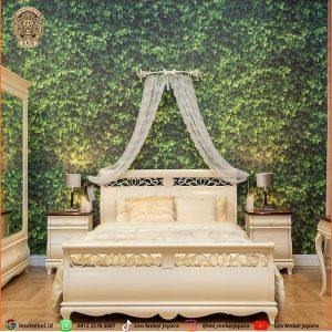 Tempat Tidur Kayu Cat Duco