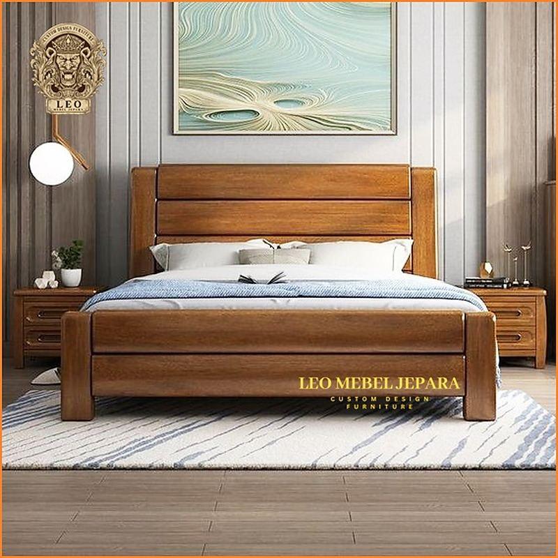 Tempat Tidur Kayu Jati Bali