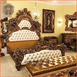Tempat Tidur Kayu Jati Mewah Jepara