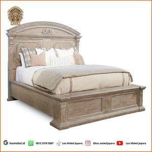 Tempat Tidur Kayu Minimalis Elegan Jati