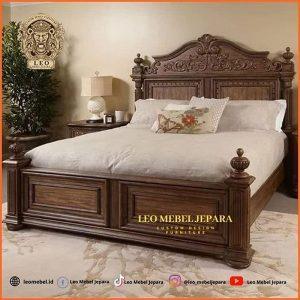 Tempat Tidur Kayu Ukir Mewah Jakarta