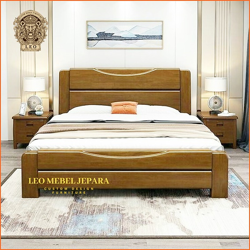Tempat Tidur Kayu Ukuran 180x200