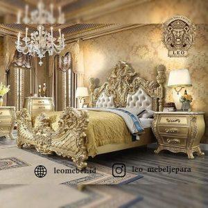 Tempat Tidur Mewah Jati Leo Mebel Jepara