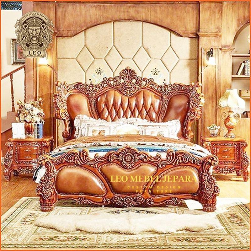 Tempat Tidur Mewah Kayu Jati Berkualitas