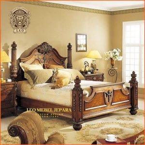 Tempat Tidur Mewah Ukiran