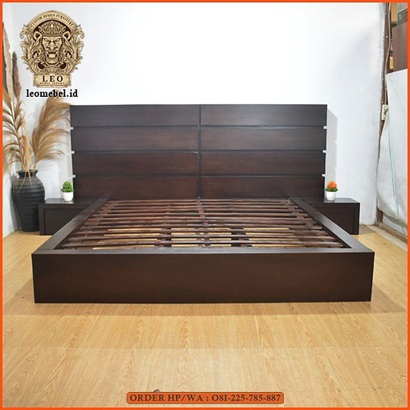 Tempat Tidur Minimalis Kayu Leo Mebel dari Leo Mebel Jepara