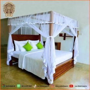 Tempat Tidur Minimalis Kayu Mewah