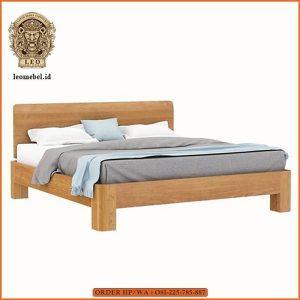 Tempat Tidur Minimalis Kayu Modern Leo Mebel Jepara