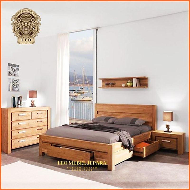 Tempat Tidur Minimalis Pakai Laci