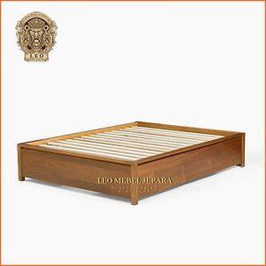 Tempat tidur minimalis tanpa sandaran