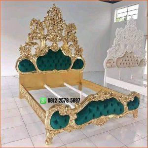 Tempat Tidur Sultan Ukir Mewah Jati
