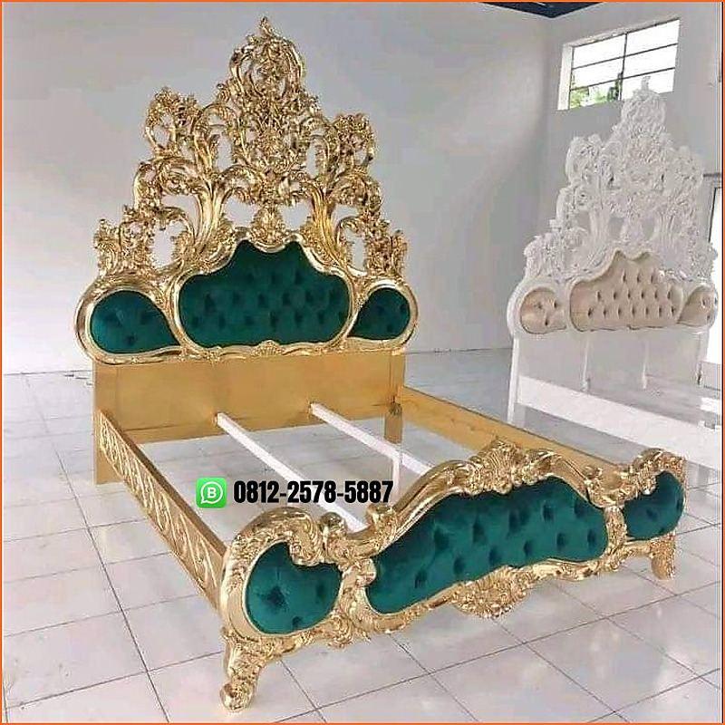 Tempat Tidur Sultan Ukir Mewah Jati