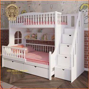Tempat Tidur Tingkat Putih