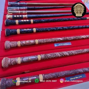 Tongkat Komando kepemimpinan Tni, Polri, Kejaksaan, Polisi Kehutanan, Kayu Jati, Kayu Stigi, Kayu Dewandaru